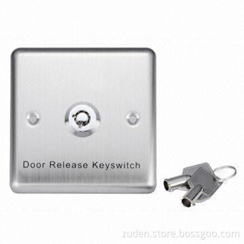 Key Door Release Button with NO and NC Contact Output